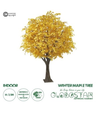 GloboStar® Artificial Garden WINTER MAPLE TREE 20364 Τεχνητό Διακοσμητικό Δέντρο Χειμωνιάτικος Σφένδαμος Υ350cm